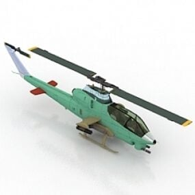 Helicopter Bell206 3d model