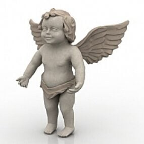 مدل فرشته مجسمه سه بعدی