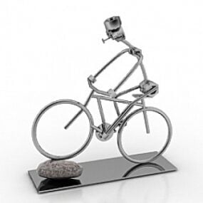 Mô hình tượng xe đạp 3d