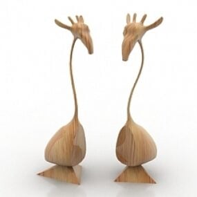 Modello 3d animale figurine