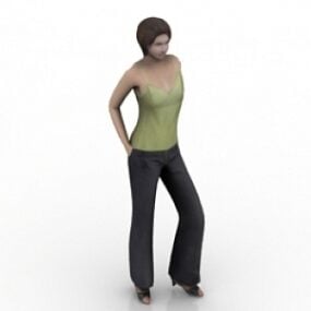 Standing Girl 3d model