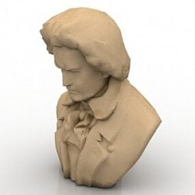 3D model sochařství člověka
