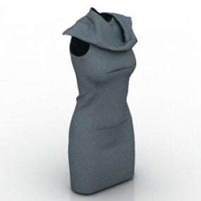 ملابس فستان نموذج 3D