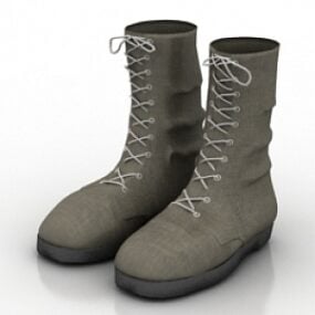 Buty wojskowe Model 3D