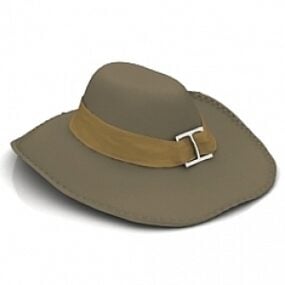 Bred Brim Hat 3d-modell