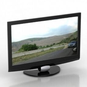 Mô hình tivi LCD 3d