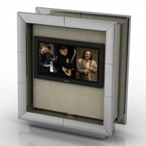 Model TV Stand 3d