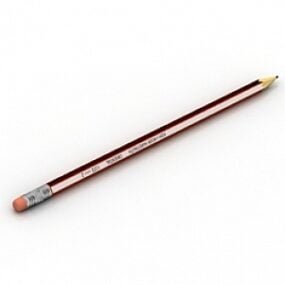 Modelo 3d de lápis