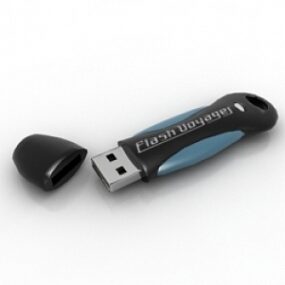 Voyager Usb Flash Drive 3d-modell