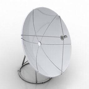 Model 3D Antena Pangeboman