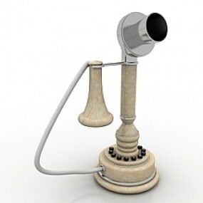 Retro telefoon 3D-model