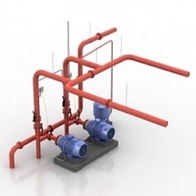 Pumping Station 3d-modell