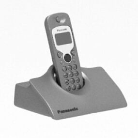 Modelo 3d de teléfono móvil antiguo