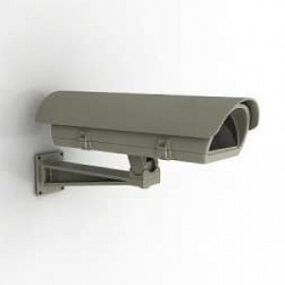 Modello 3d di sicurezza della telecamera