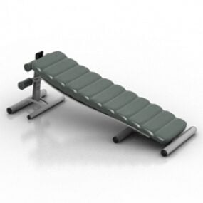 Mô hình ghế tập gym 3d