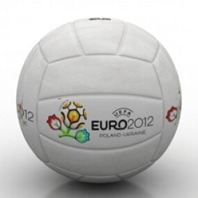 Euro 2012 Ball 3d malli