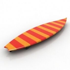 Modelo 3d de prancha de surf