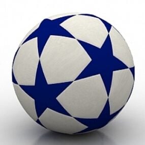 फुटबॉल स्टार बॉल 3डी मॉडल