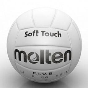 3D model volejbalového míče