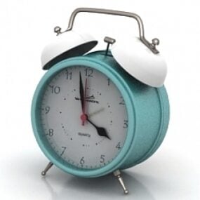 Quartz Alarm Clock 3d model
