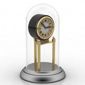 Vintage klokke romertall 3d-modell