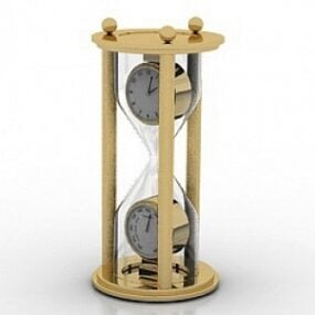 Reloj temporizador de arena modelo 3d