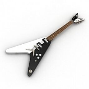 Model 3d Gitar Rock