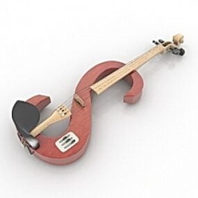 Model 3d skrzypiec