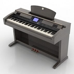 Model piano 3d
