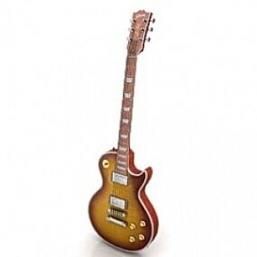 Gitar 3d modeli