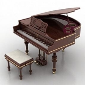 3д модель пианино