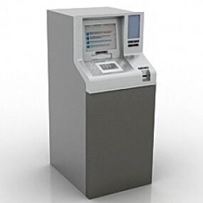 Pankkiautomaatin 3d-malli