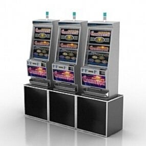 Modello 3d delle slot machine