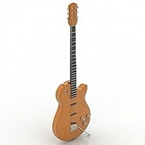 Modello 3d di chitarra