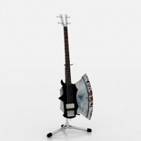 록 기타 3d 모델