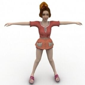 娃娃3d模型