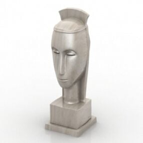 Masque Figurine modèle 3D