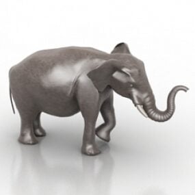 Modelo 3d de estatueta de elefante