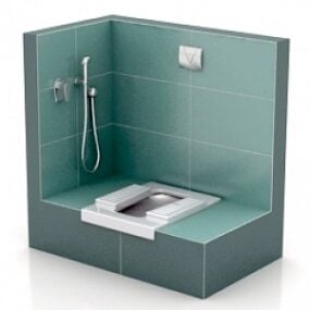 Toiletpan 3D-model