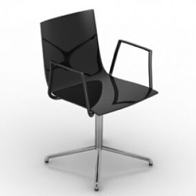 Fotel z wysokim siedziskiem Model 3D