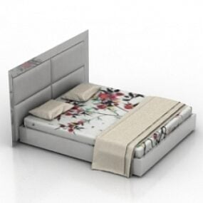 Model 3d Bed Carre Elegant