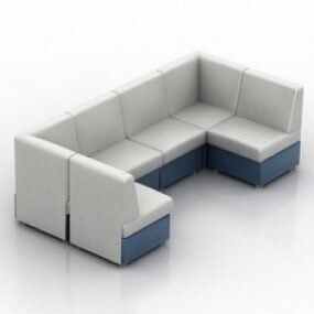Sofa Cafe 3d model