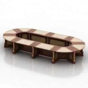 Table Elledue Tudor 3d model