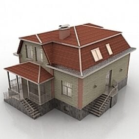 Haus 3D-Modell