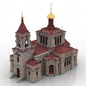 Église modèle 3D