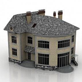 Model 3D domku