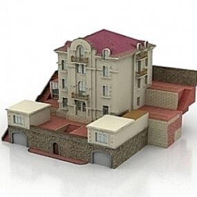 3d модель здания