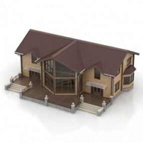 منزل نموذج ثلاثي الأبعاد