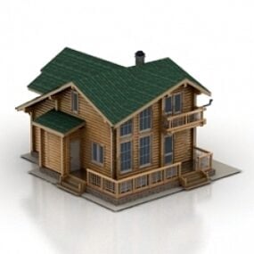 Huis 3D-model