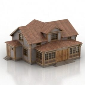 Modello 3d della casa